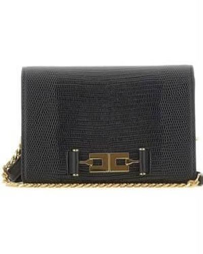 Shoulder bag with groumette chain