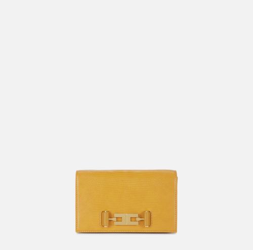 Shoulder bag with groumette chain