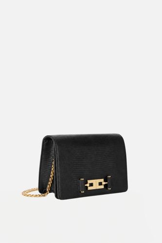 Elisabetta Franchi shoulder bag with groumette chain