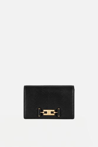 Elisabetta Franchi shoulder bag with groumette chain
