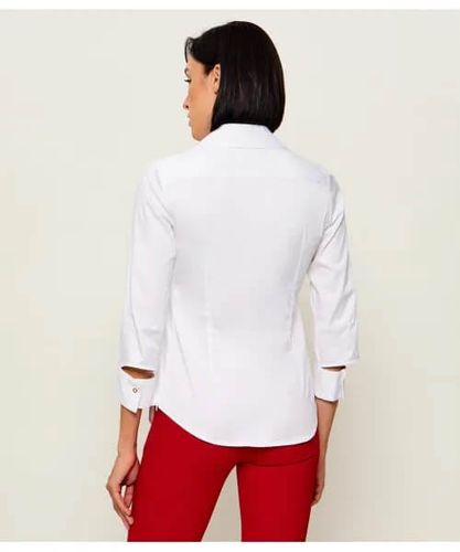 Elisabetta Franchi logo-plaque V-neck Shirt 