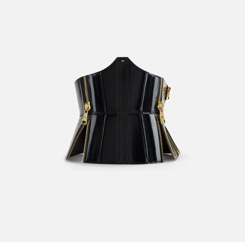 Bustier belt with zip