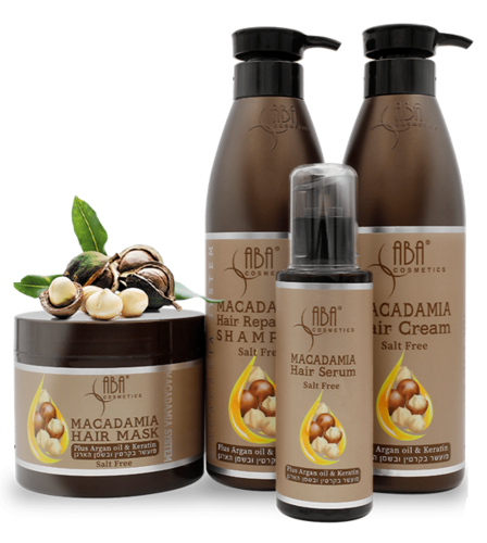 מארז מקדמיה - ערכה לשיער - Macadamia System aba cosmetics