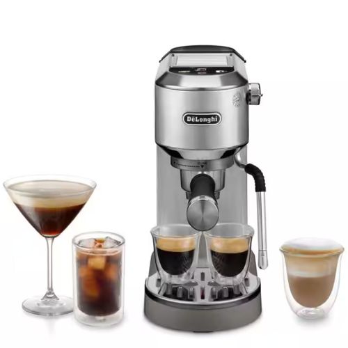 מכונת אספרסו ידנית Delonghi Dedica Duo EC890.M כסוף