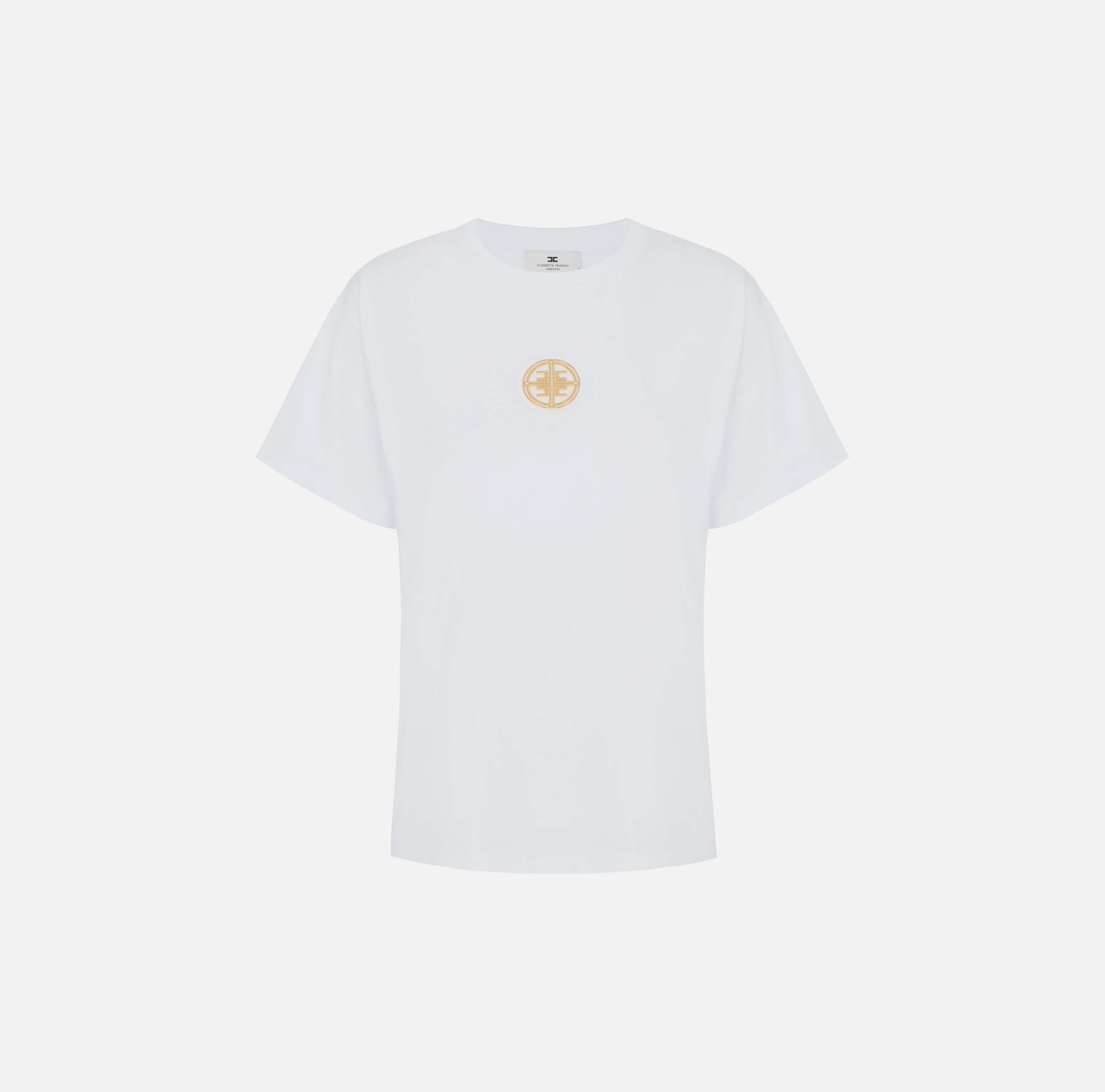 Jersey T-shirt with jewel logo