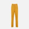 Trousers in gabardine fabric