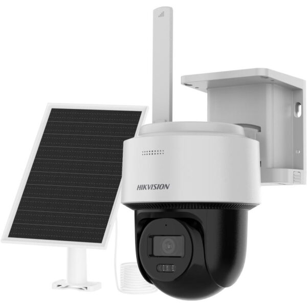 מצלמת אבטחה סולארית ממונעת 4MP 4G עם אנליטיקה דגם DS-2CFSP4/4G מבית HikVision