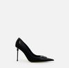Patent leather pumps