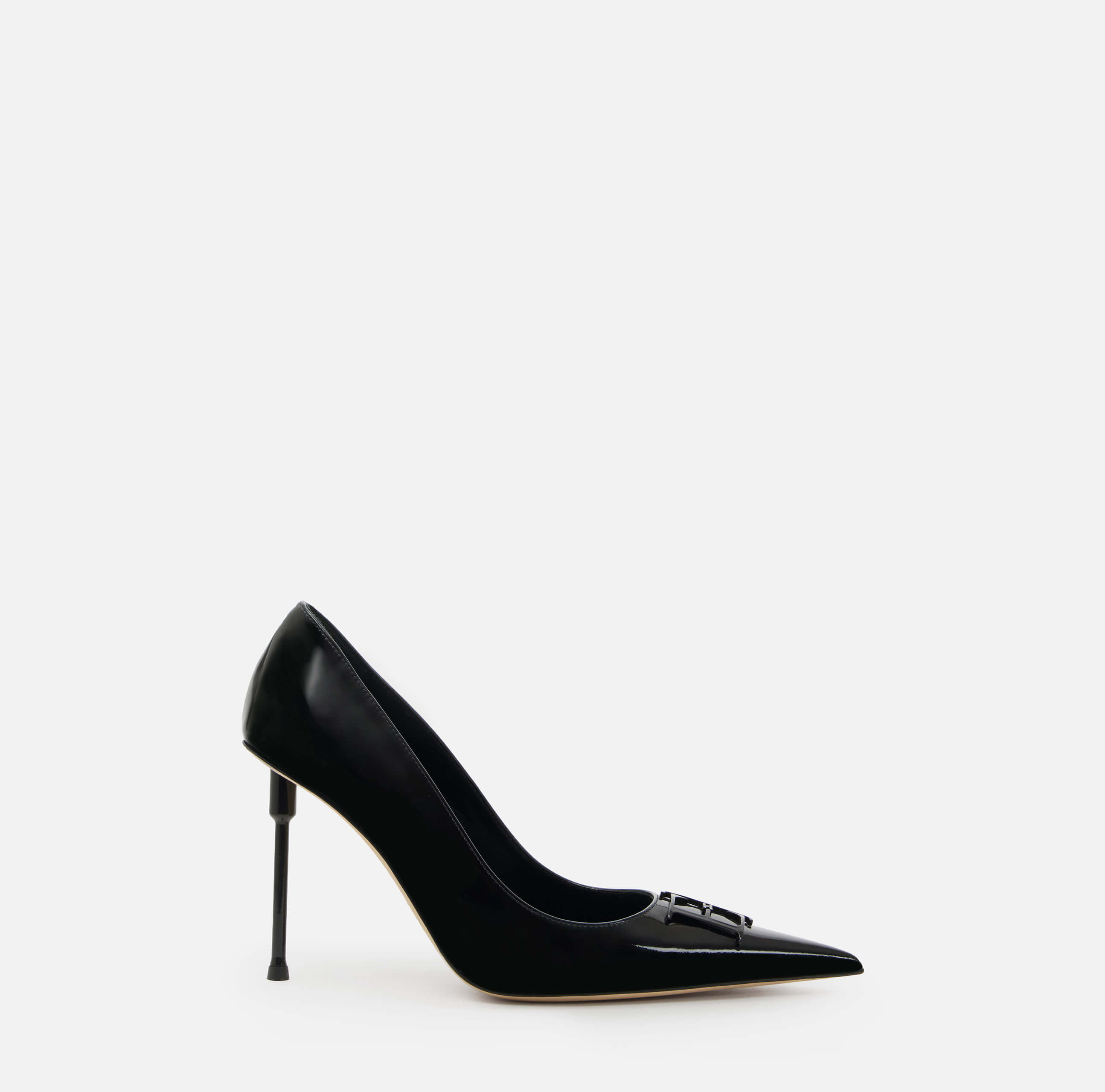 Patent leather pumps