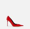 Patent leather pumps