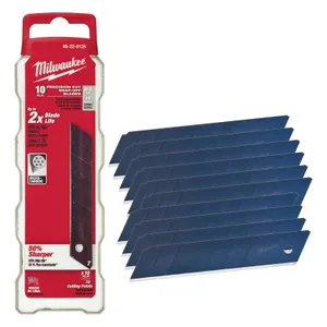 10 להבים לסכין יפנית MILWAUKEE