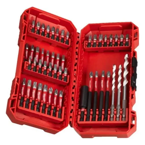 סט ביטים ומקדחים אוניברסלי 48 חלקים SHOCKWAVE Impact מילווקי 4932492005