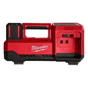משאבת אוויר לניפוח צמיגים (גוף בלבד) MILWAUKEE