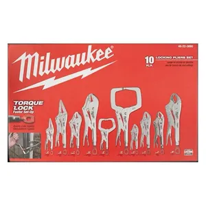 סט פלייר פטנט 10 יחידות עם נעילת כוח MILWAUKEE