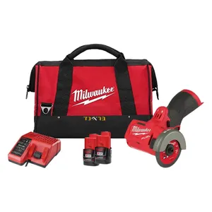 משחזת חיתוך "3 + שתי סוללות 2.0AH MILWAUKEE