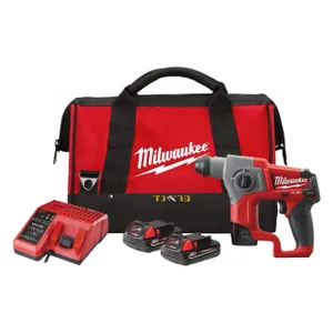 פטישון 12V + שתי סוללות 2AH MILWAUKEE