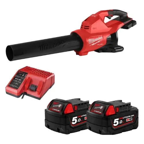 מפוח 36V דו-סוללתי + 2 סוללות 5AH מילווקי M18 F2BL – שואבי עלים/מפוחים