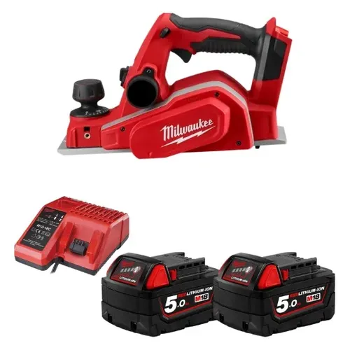 מקצוע עץ 18V + שתי זוג סוללות 5AH מילווקי M18 BP – משחזות זוית