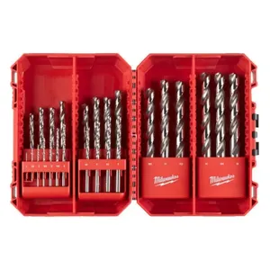 סט מקדחי HSS למתכת 25 חלקים 1–13 מ"מ MILWAUKEE