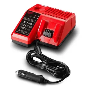 מטען לרכב לסוללות לתיום 12V-18V MILWAUKEE