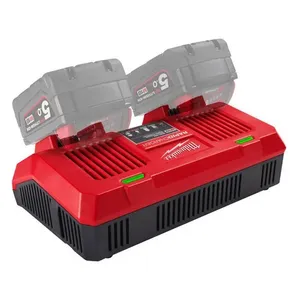 מטען כפול סופר מהיר לסוללות 18V MILWAUKEE
