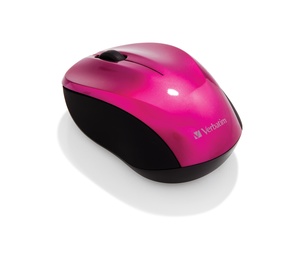  עכבר אלחוטי VERBATIM GO NANO WIRELESS MOUSE Pink 