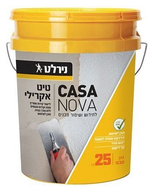טיט אקרילי CASA NOVA  דלי 25 ק