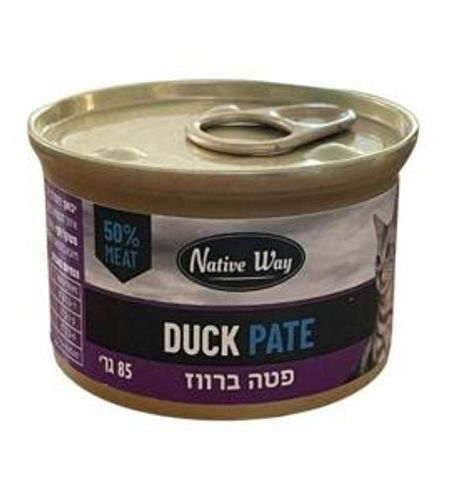 שימורי N.W PATE ברווז לחתול