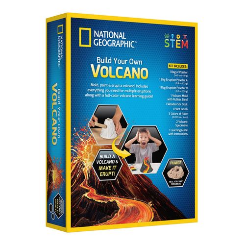 ערכת יצירת הר געש National Geographic – ניסוי מדעי מתפרץ לילדים