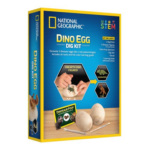 ערכת ארכיאולוגיה ביצי דינוזאורים National Geographic – ערכת חפירה וגילוי לילדים