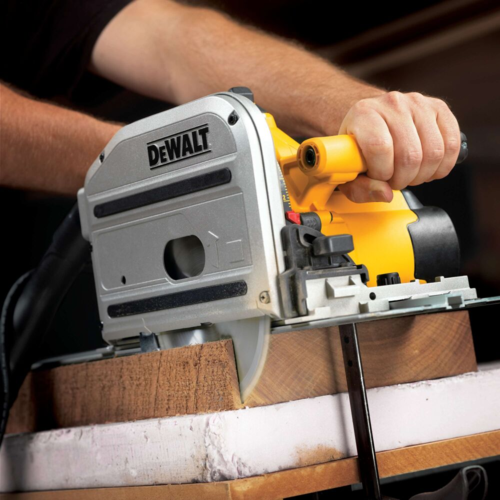 מסור עגול מסילה 1300W DEWALT דגם DWS520KT – כולל מסילה באורך 1.5 מטר - יבואן רשמי !