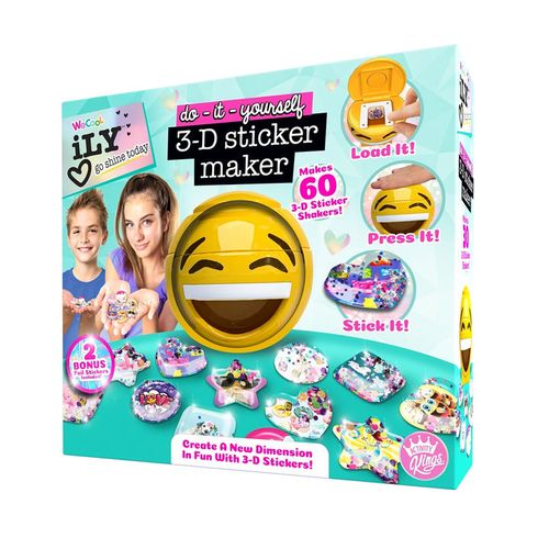 ערכת יצירה להכנת מדבקות תלת־ממד iLY DIY 3D Sticker Maker