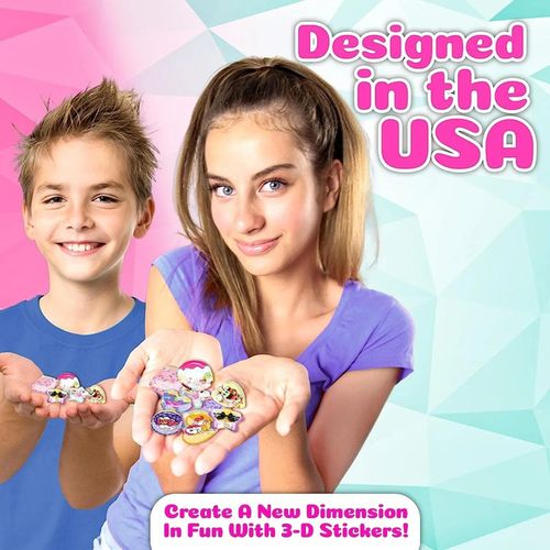 ערכת יצירה להכנת מדבקות תלת־ממד iLY DIY 3D Sticker Maker
