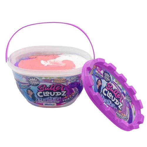סליים עננים גדול סגול ורוד – Butter Cloudz Swirls Fairy Dust Cotton Candy