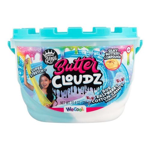 סליים עננים גדול תכלת – Butter Cloudz Swirls Blue Raspberry Cotton Candy