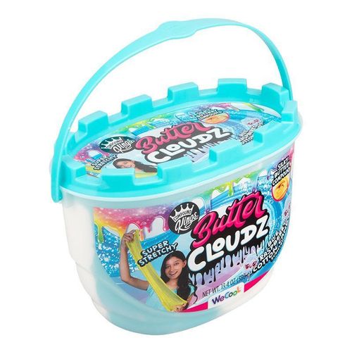 סליים עננים גדול תכלת – Butter Cloudz Swirls Blue Raspberry Cotton Candy