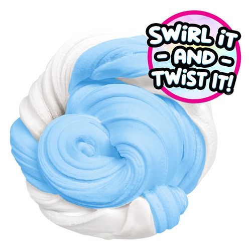 סליים עננים גדול תכלת – Butter Cloudz Swirls Blue Raspberry Cotton Candy