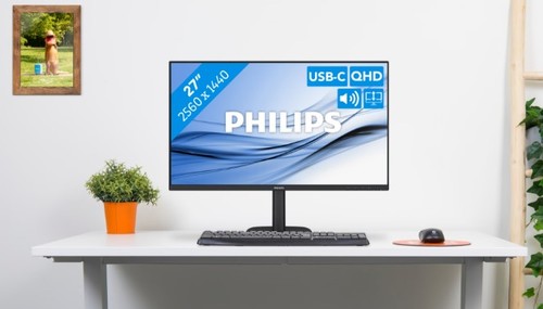 מסך מחשב Philips 27'' 27B2U3601 QHD LCD Business Monitor with USB-C 