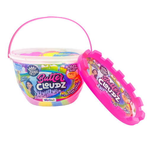 סליים עננים גדול צבעוני – Butter Cloudz Swirls Rainbow Cotton Candy