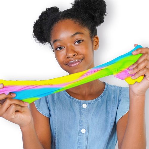 סליים עננים גדול צבעוני – Butter Cloudz Swirls Rainbow Cotton Candy
