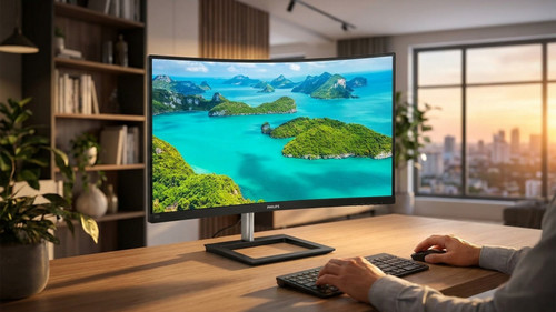 מסך מחשב קעור Philips 328E1CA 32' 4K