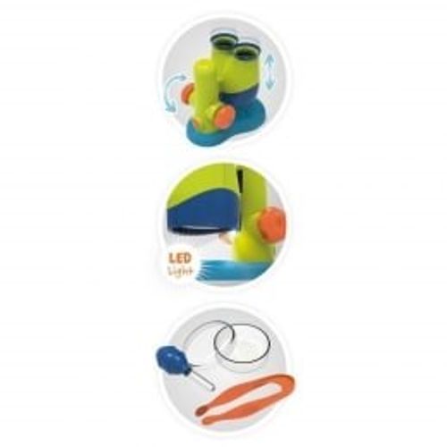 מעבדת מדע עם מיקרוסקופ לילדים BUKI France – ערכת 30 ניסויים מדעיים