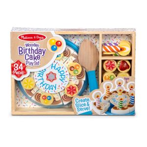 ערכת עץ להכנת עוגה Melissa & Doug – משחק אפייה מעץ לילדים