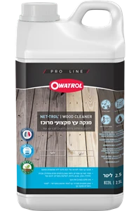 Owatrol Wood Cleaner | ווד קלינר, מנקה ומחדש עץ מרוכז - 2.5 ליטר