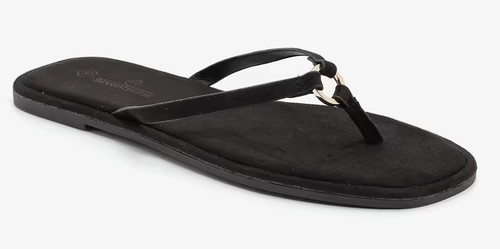 כפכפי אצבע דיאנה לנשים בצבע שחור | 36-41|  Seventy Nine BLACK SNNEW6010