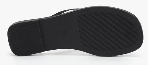 כפכפי אצבע דיאנה לנשים בצבע שחור | 36-41|  Seventy Nine BLACK SNNEW6010