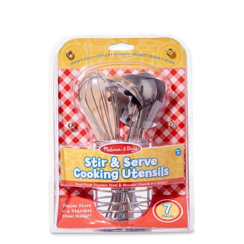 כלי בישול Melissa & Doug – סט כלי מטבח למשחקי דמיון