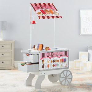 עגלת חטיפים ומתוקים Melissa & Doug – עגלת משחק דו־צדדית לילדים