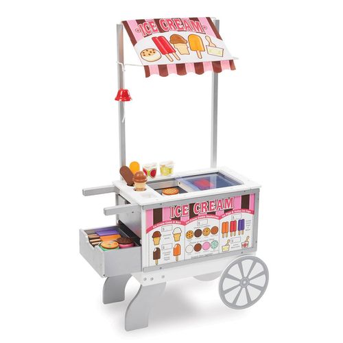 עגלת חטיפים ומתוקים Melissa & Doug – עגלת משחק דו־צדדית לילדים