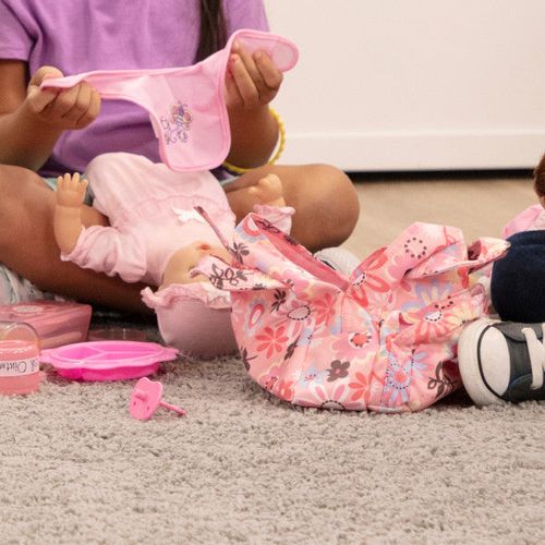 תיק החתלה לבובות Melissa & Doug – סט טיפול והחתלה לבובה
